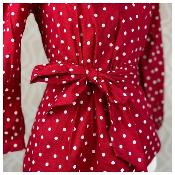 Pin up 50's Style Polka Dot Top - Picture 4 of 8